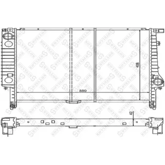STELLOX 10-25583-SX - Radiateur, refroidissement du moteur
