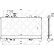 Radiateur, refroidissement du moteur STELLOX [10-25852-SX]