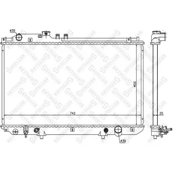 STELLOX 10-26316-SX - Radiateur, refroidissement du moteur