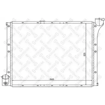 STELLOX 10-26416-SX - Radiateur, refroidissement du moteur