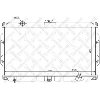 STELLOX 10-26541-SX - Radiateur, refroidissement du moteur