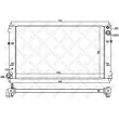 Radiateur, refroidissement du moteur STELLOX [10-26706-SX]