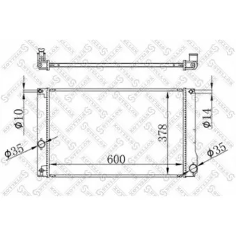 STELLOX 10-26780-SX - Radiateur, refroidissement du moteur