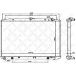 Radiateur, refroidissement du moteur STELLOX [10-26784-SX]