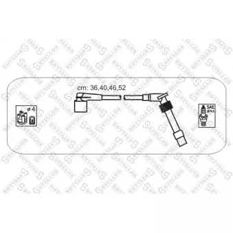 STELLOX 10-38460-SX - Kit de câbles d'allumage