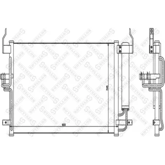 STELLOX 10-45101-SX - Condenseur, climatisation