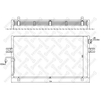 STELLOX 10-45139-SX - Condenseur, climatisation