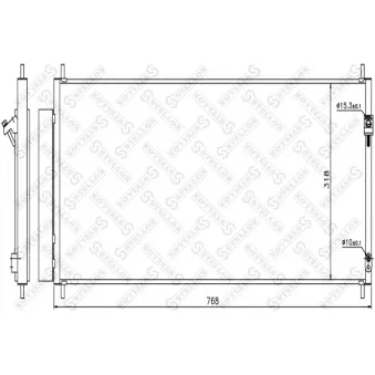 STELLOX 10-45271-SX - Condenseur, climatisation