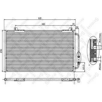 STELLOX 10-45332-SX - Condenseur, climatisation