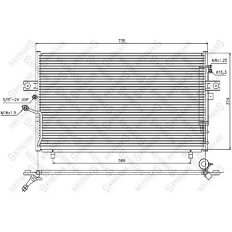 Condenseur, climatisation STELLOX [10-45473-SX]