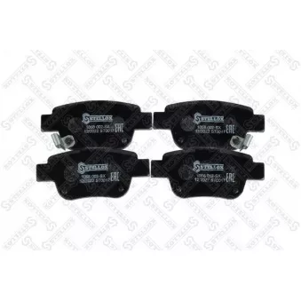 Jeu de 4 plaquettes de frein avant STELLOX [1058 002-SX]