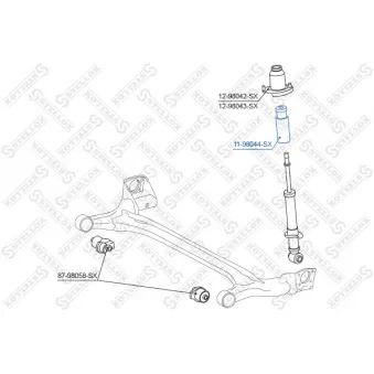Butée élastique, suspension STELLOX [11-98044-SX]
