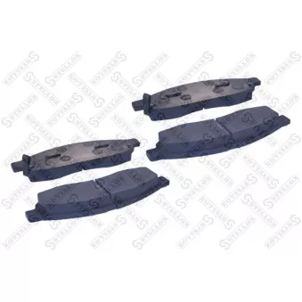 Jeu de 4 plaquettes de frein avant STELLOX [1105 012B-SX]