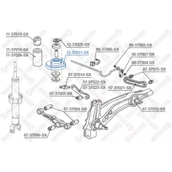 STELLOX 12-37011-SX - Coupelle de suspension