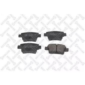 Jeu de 4 plaquettes de frein avant STELLOX [1209 000-SX]