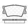 Jeu de 4 plaquettes de frein avant STELLOX [1242 000B-SX]