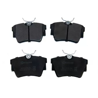 Jeu de 4 plaquettes de frein avant STELLOX [1545 000B-SX]