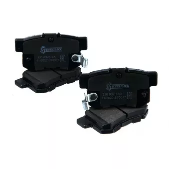 STELLOX 1596 000B-SX - Jeu de 4 plaquettes de frein avant
