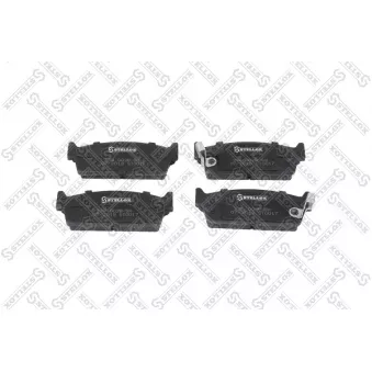 Jeu de 4 plaquettes de frein avant STELLOX [238 002B-SX]