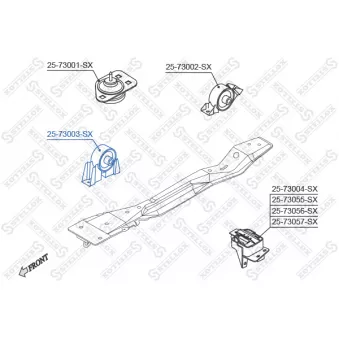 Support moteur STELLOX [25-73003-SX]