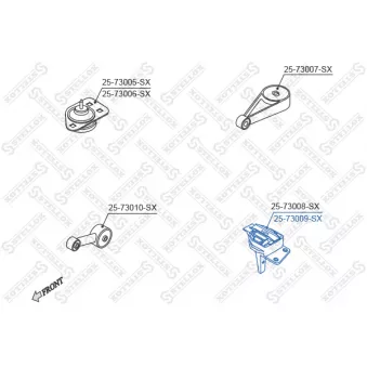 STELLOX 25-73009-SX - Support moteur