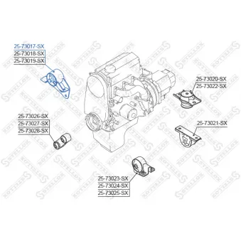 Support moteur STELLOX [25-73017-SX]