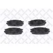 Jeu de 4 plaquettes de frein avant STELLOX [303 000B-SX]