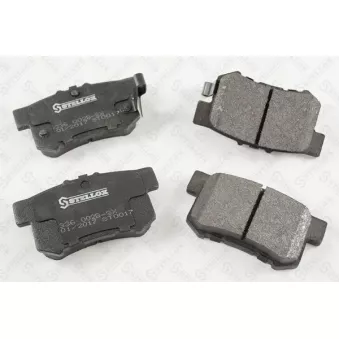 STELLOX 336 002B-SX - Jeu de 4 plaquettes de frein avant