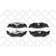 Jeu de 4 plaquettes de frein avant STELLOX [493 040B-SX]