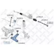 Bras de liaison, suspension de roue avant droit STELLOX [57-03528-SX]