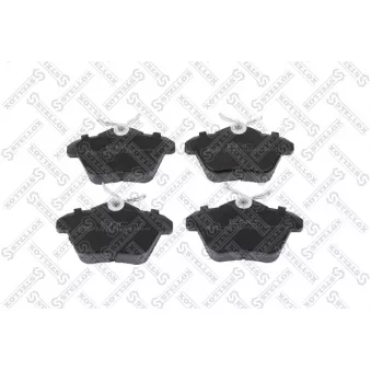 STELLOX 592 010B-SX - Jeu de 4 plaquettes de frein avant