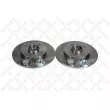 Jeu de 2 disques de frein avant STELLOX [6020-1952-SX]