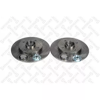 STELLOX 6020-1952-SX - Jeu de 2 disques de frein avant