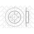 Jeu de 2 disques de frein avant STELLOX [6020-3406-SX]