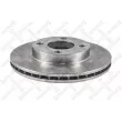 Jeu de 2 disques de frein avant STELLOX [6020-4719V-SX]