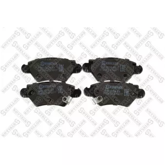 Jeu de 4 plaquettes de frein avant STELLOX [696 022B-SX]