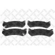 Jeu de 4 plaquettes de frein avant STELLOX [768 002B-SX]