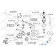 Douille, amortisseur arrière STELLOX [77-00006-SX]