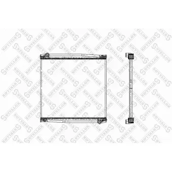 Radiateur, refroidissement du moteur STELLOX [81-03314-SX]