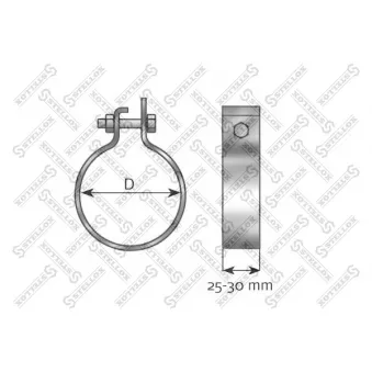 STELLOX 82-01100-SX - Raccord de tuyau, système d'échappement