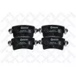 Jeu de 4 plaquettes de frein avant STELLOX [844 000-SX]