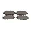 Jeu de 4 plaquettes de frein avant STELLOX [887 001-SX]