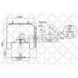 Soufflet de suspension, suspension pneumatique STELLOX [90-09423-SX]