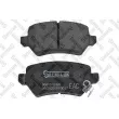 Jeu de 4 plaquettes de frein avant STELLOX [968 002-SX]