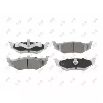 ABAKUS 231-02-172 - Jeu de 4 plaquettes de frein avant