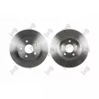 Jeu de 2 disques de frein avant ABAKUS [231-04-010-2]