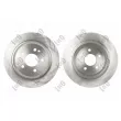 Jeu de 2 disques de frein avant ABAKUS [231-04-057-2]