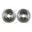 Jeu de 2 disques de frein avant ABAKUS [231-04-079-2]