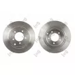 Jeu de 2 disques de frein avant ABAKUS [231-04-123-2]
