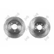 Jeu de 2 disques de frein avant ABAKUS [231-04-134-2]